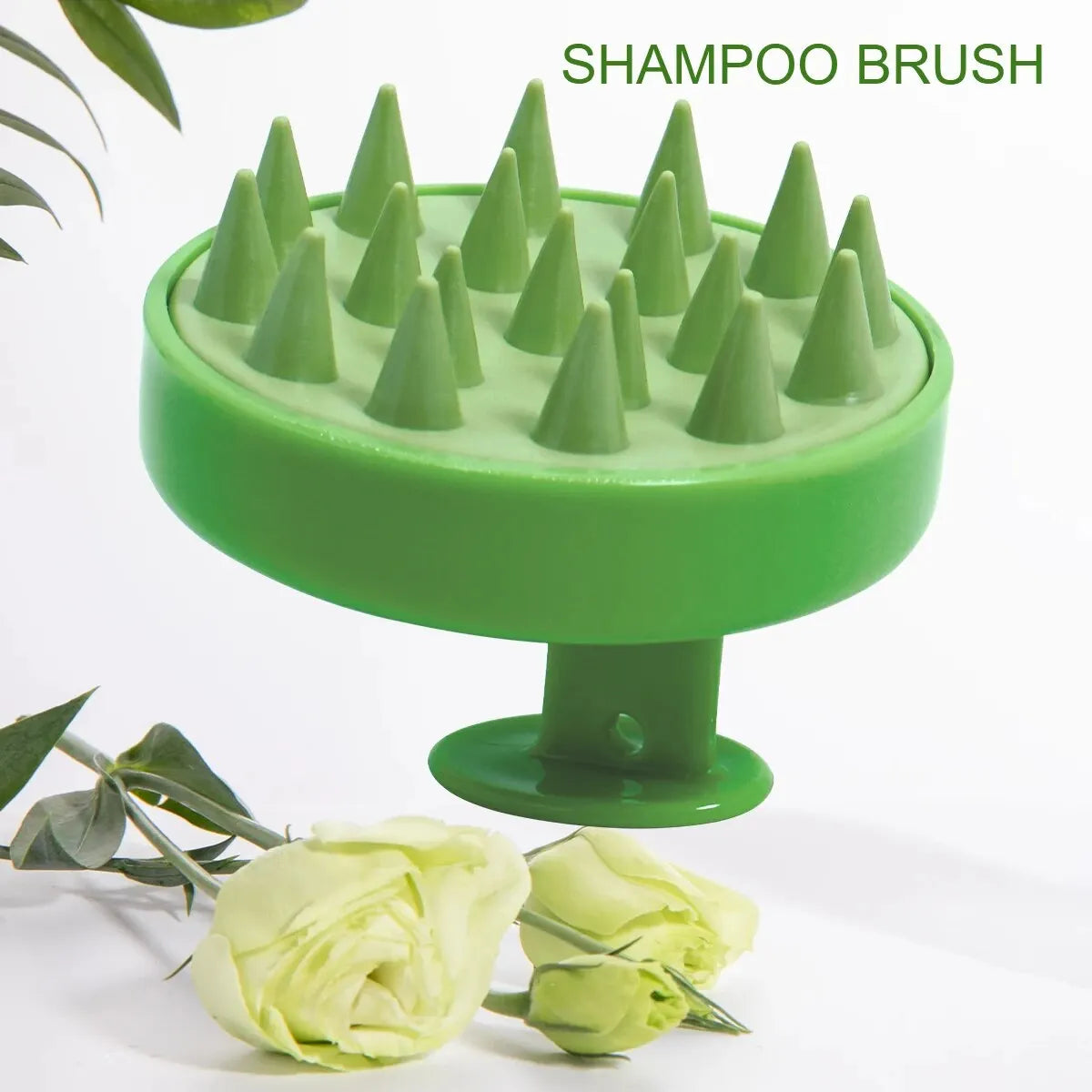 Silicone Shampoo Scalp Hair Massager Head