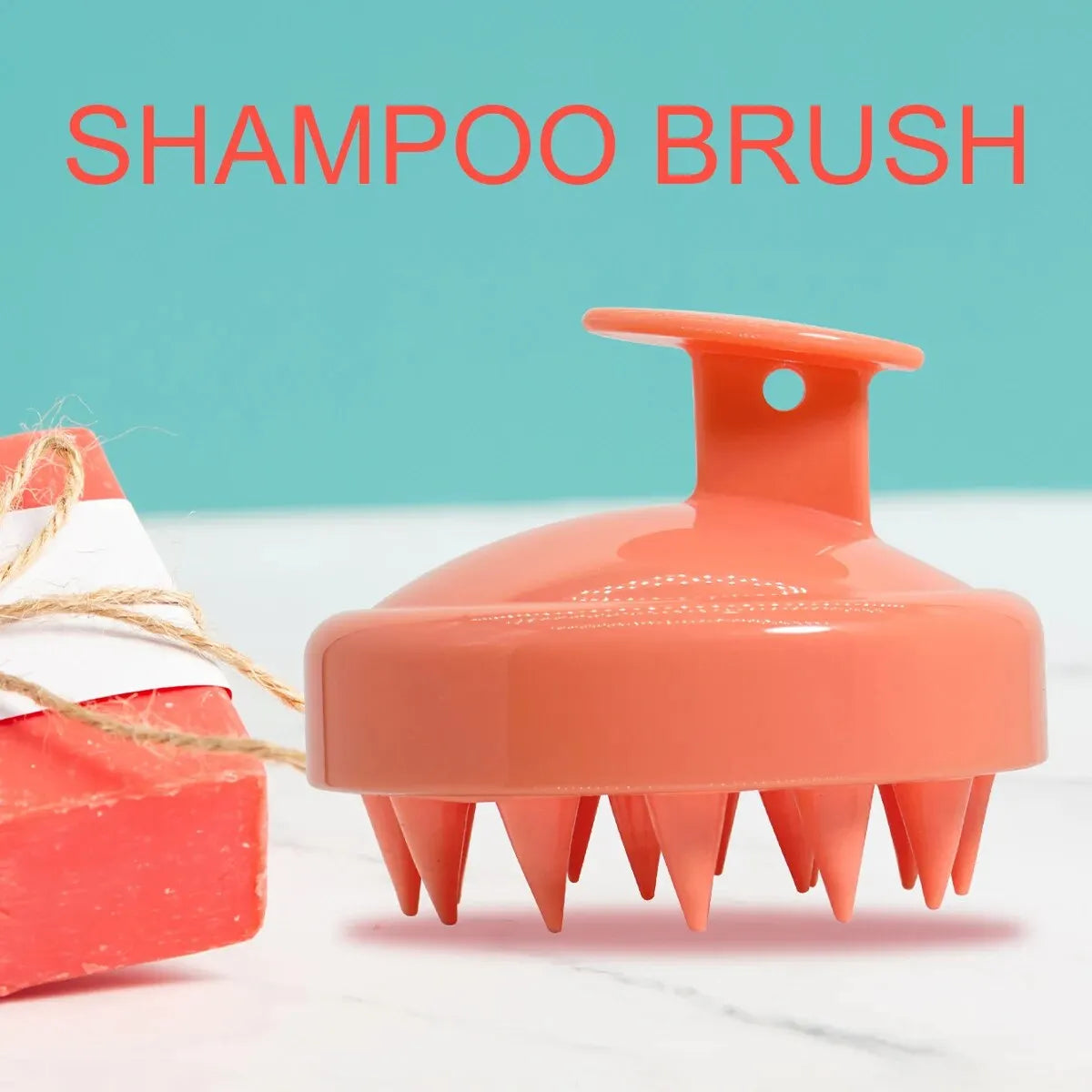 Silicone Shampoo Scalp Hair Massager Head